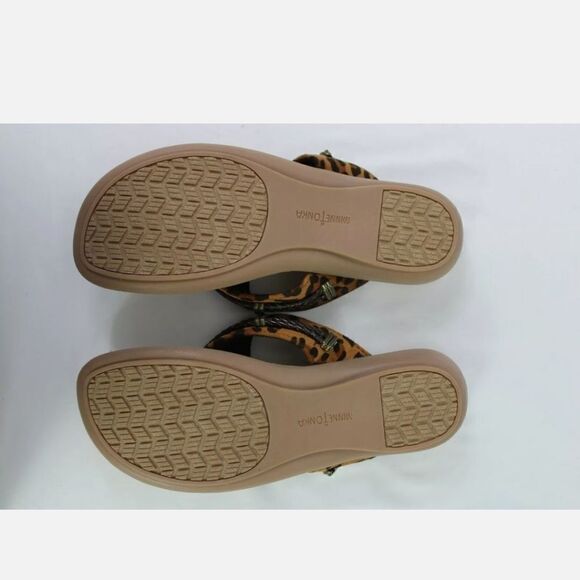 Minnetonka Womens Sliverthorne Brown Flat Sandals Shoes 9 Medium (B,M).New - Picture 10 of 10
